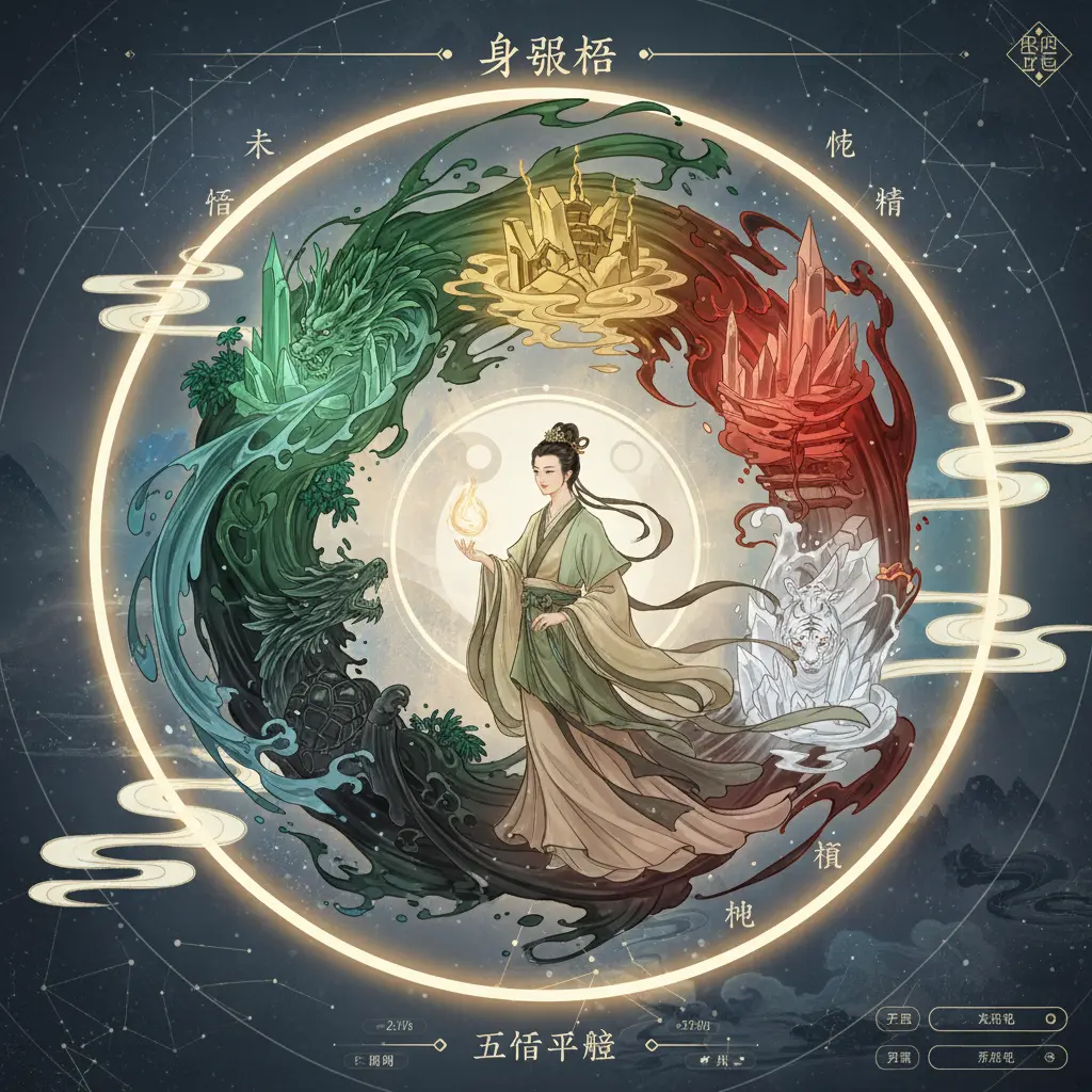 五行平衡 - 身弱格