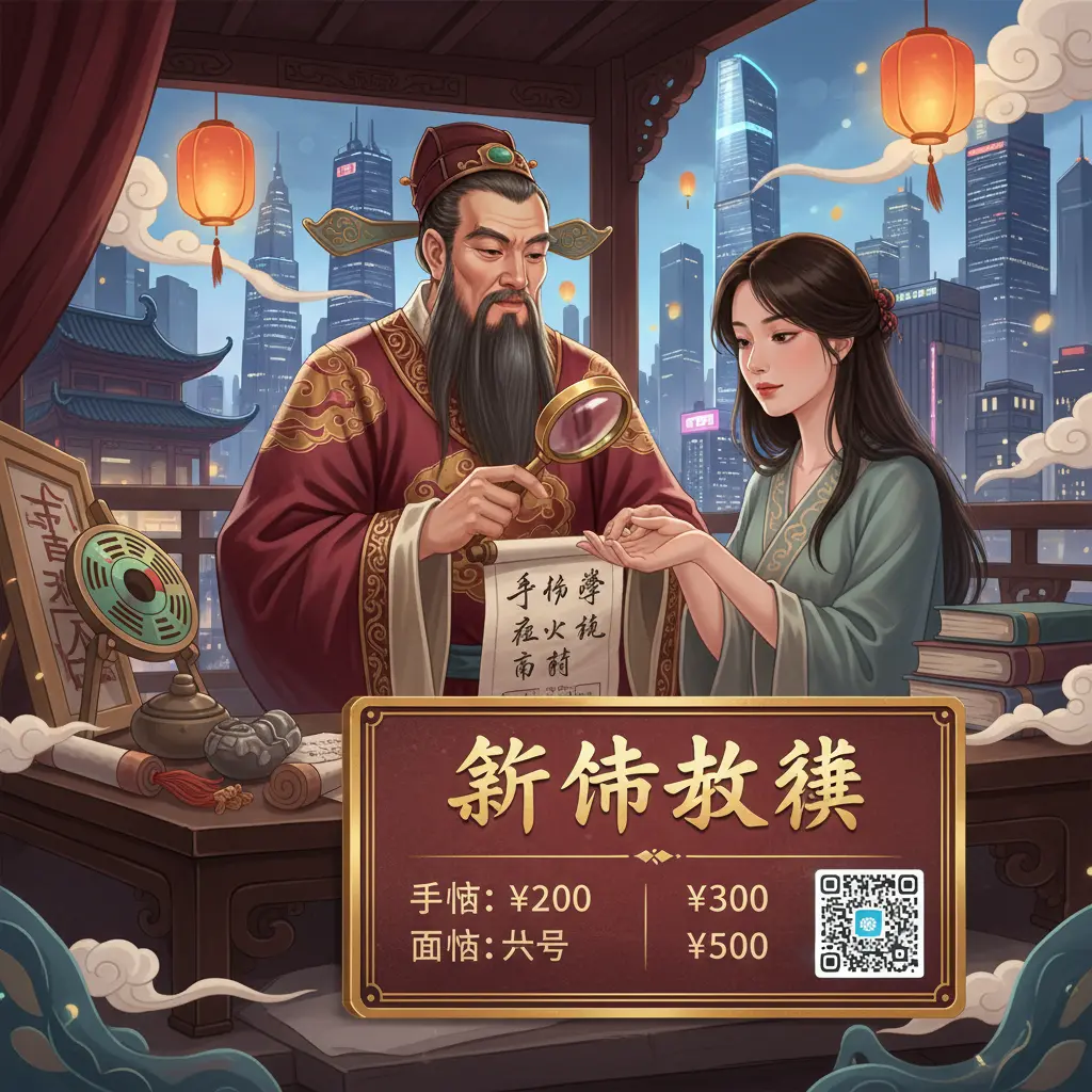 算命收費 - 手相學