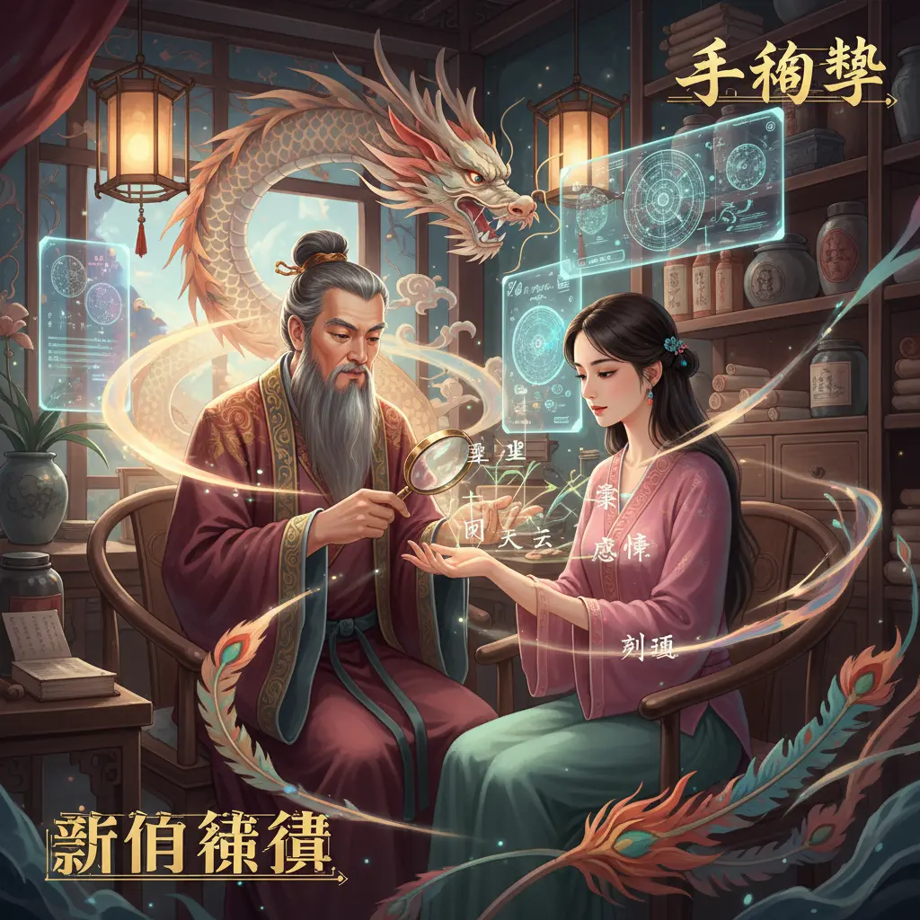 算命師傅 - 手相學